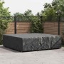 Funda para muebles de exterior Negro 260 x 260 x 90 cm 210D