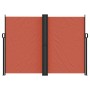 Toldo lateral retráctil terracota 180x1200 cm