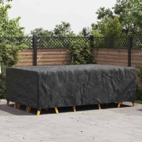 Funda para muebles de exterior Negro 300 x 200 x 90 cm 210D