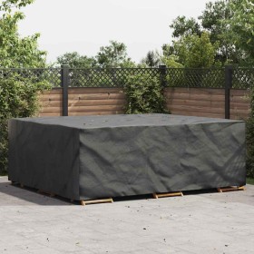 Funda para muebles de exterior Negro 300 x 250 x 70 cm 600D