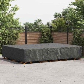 Funda para muebles de exterior Negro 400 x 300 x 70 cm 210D