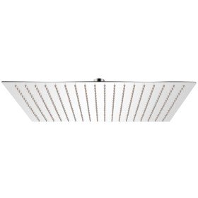 Cabezal de ducha cuadrado efecto lluvia acero inoxidable 50x50