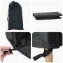 Funda para banco de jardín Negro 205 x 85 x 65 / 94 cm Tela 420D