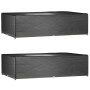 Fundas muebles jardín 2 uds 16 ojales rectangular 325x205x90 cm