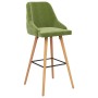 Taburetes de cocina 2 uds terciopelo verde claro