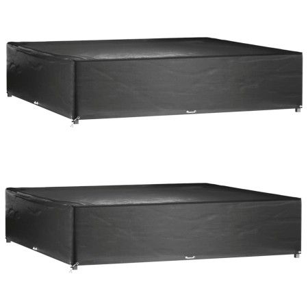 Fundas muebles de jardín 2 uds 16 ojales cuadrado 240x240x55 cm by vidaXL, Garden furniture covers - Ref: Foro24-3155355, Pri...