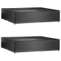 Fundas muebles de jardín 2 uds 16 ojales cuadrado 240x240x55 cm by vidaXL, Garden furniture covers - Ref: Foro24-3155355, Pri...
