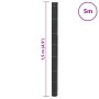 Membrana para malezas PP negra 1,5x5 m