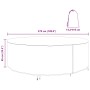Funda para muebles de exterior 279 x 279 x 85 cm Tela 420D