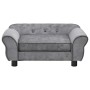 Sofá para perros felpa gris 72x45x30 cm de vidaXL, Camas para perros - Ref: Foro24-170951, Precio: 90,23 €, Descuento: %
