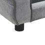 Gray plush dog sofa 72x45x30 cm by vidaXL, Beds for dogs - Ref: Foro24-170951, Price: 90,23 €, Discount: %