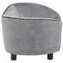 Graues Hundesofa aus Plüsch, 69 x 49 x 40 cm von vidaXL, Betten für Hunde - Ref: Foro24-170941, Preis: 114,78 €, Rabatt: %