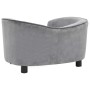 Graues Hundesofa aus Plüsch, 69 x 49 x 40 cm von vidaXL, Betten für Hunde - Ref: Foro24-170941, Preis: 114,78 €, Rabatt: %