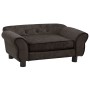 Sofá para perro felpa marrón 72x45x30 cm de vidaXL, Camas para perros - Ref: Foro24-170952, Precio: 97,33 €, Descuento: %