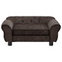 Sofá para perro felpa marrón 72x45x30 cm de vidaXL, Camas para perros - Ref: Foro24-170952, Precio: 97,33 €, Descuento: %