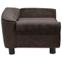Sofá para perro felpa marrón 72x45x30 cm de vidaXL, Camas para perros - Ref: Foro24-170952, Precio: 97,33 €, Descuento: %