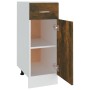 Küchenunterschrank aus geräuchertem Eichenholzwerkstoff von vidaXL, Küchenschränke - Ref: Foro24-815567, Preis: 55,96 €, Raba...