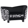 Schwarzes Plüsch-Hundesofa 68x38x38 cm von vidaXL, Betten für Hunde - Ref: Foro24-170962, Preis: 93,75 €, Rabatt: %