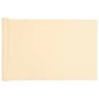 Pantalla de privacidad de balcón PVC crema 800x75cm