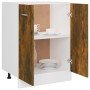 Ofenschrank aus geräuchertem Eichenholz, 60 x 46 x 81,5 cm von vidaXL, Küchenschränke - Ref: Foro24-815561, Preis: 56,68 €, R...