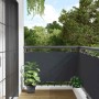 Pantalla de privacidad de balcón PVC gris antracita 300x120 cm