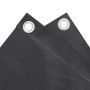 Pantalla de privacidad de balcón PVC gris antracita 300x120 cm