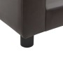 Sofá para perros felpa y cuero sintético marrón 60x43x30 cm by vidaXL, Beds for dogs - Ref: Foro24-170961, Price: 74,27 €, Di...