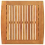 Mesa lateral Marrón Madera maciza de Acacia en Conjuntos de jardín | Comprar online en Foro24