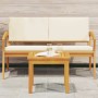Mesa lateral Marrón Madera maciza de Acacia