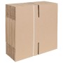 Caja Plegable 50 pcs Marrón 20 x 20 x 20 cm Cartón