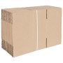 Caja Plegable 50 pcs Marrón 24 x 13 x 13 cm Cartón