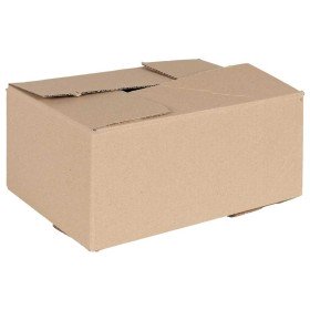 Caja Plegable 50 pcs Marrón 30 x 21.5 x 14 cm Cartón