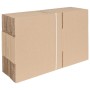Caja Plegable 50 pcs Marrón 30 x 21.5 x 14 cm Cartón