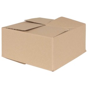 Caja Plegable 50 pcs Marrón 30 x 30 x 15 cm Cartón
