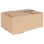 Caja Plegable 50 pcs Marrón 35 x 24 x 15 cm Cartón