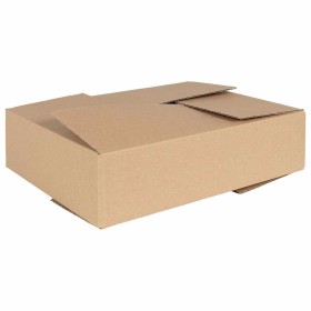 Caja Plegable 50 pcs Marrón 40 x 30 x 10 cm Cartón