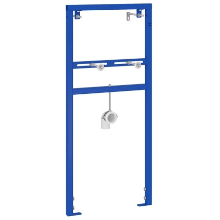 Soporte de pared de baño Manual Azul 50 x 17.5 x 136 cm Acero