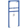 Soporte de pared de baño Manual Azul 50 x 17.5 x 136 cm Acero