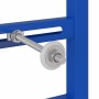 Soporte de pared de baño Manual Azul 50 x 17.5 x 136 cm Acero