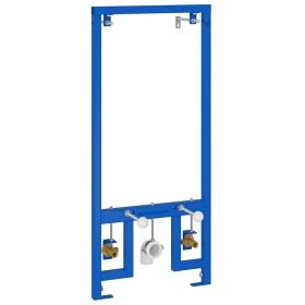 Soporte de pared de baño Manual Azul 50 x 17.5 x 136 cm Acero