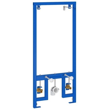 Soporte de pared de baño Manual Azul 50 x 17.5 x 136 cm Acero