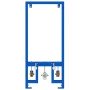 Soporte de pared de baño Manual Azul 50 x 17.5 x 136 cm Acero