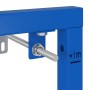 Soporte de pared de baño Manual Azul 50 x 17.5 x 136 cm Acero