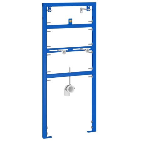 Soporte de pared de baño Manual Azul 50 x 17.5 x 136 cm Acero