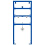 Soporte de pared de baño Manual Azul 50 x 17.5 x 136 cm Acero