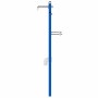 Soporte de pared de baño Manual Azul 50 x 17.5 x 136 cm Acero