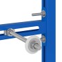 Soporte de pared de baño Manual Azul 50 x 17.5 x 136 cm Acero
