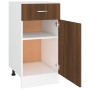 Unterschrank für Küche aus braunem Ingenieurholz 40x46x81,5 cm von vidaXL, Küchenschränke - Ref: Foro24-815572, Preis: 54,16 ...