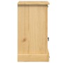 Mesita de noche Corona madera maciza de pino 45x35x64 cm