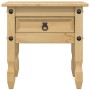 Mesa auxiliar Corona madera maciza de pino 50x50x50 cm